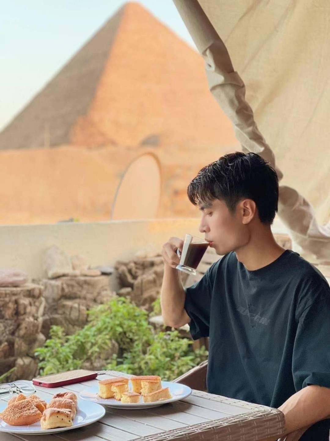 Kemet Pyramids Room View 카이로 외부 사진